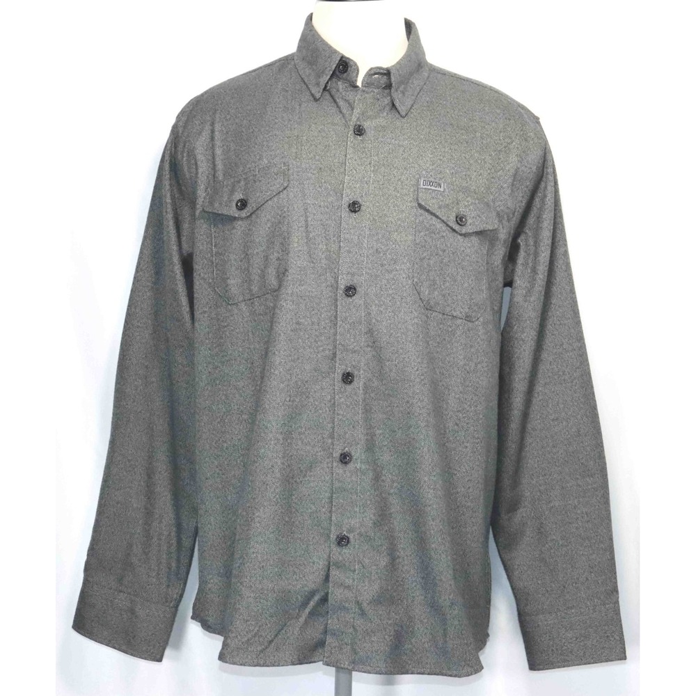 Dixxon Flannel Co. The Obsidian Gray Button Up L/S Shirt Mens Size XL  EXCELLENT